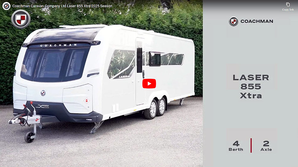 Coachman Laser 855 Xtra Video Link